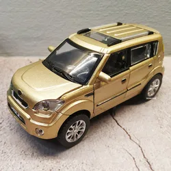 1:32 KIA Soul High Simulation Alloy Car Model Sound and Light Pull Back Toy Car Model Collection Birthday Gift