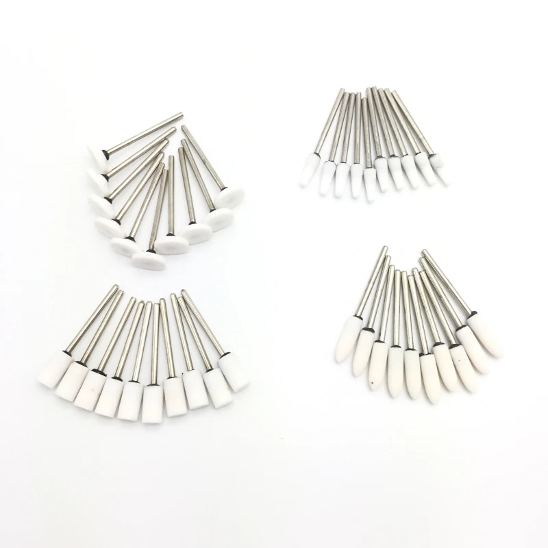 

100 Pcs/set Dental Gravel Ceramic Burs Fine Stone Polishing Burs for Composite Polishing Dental Burs 2.35mm Shank Dental Drills