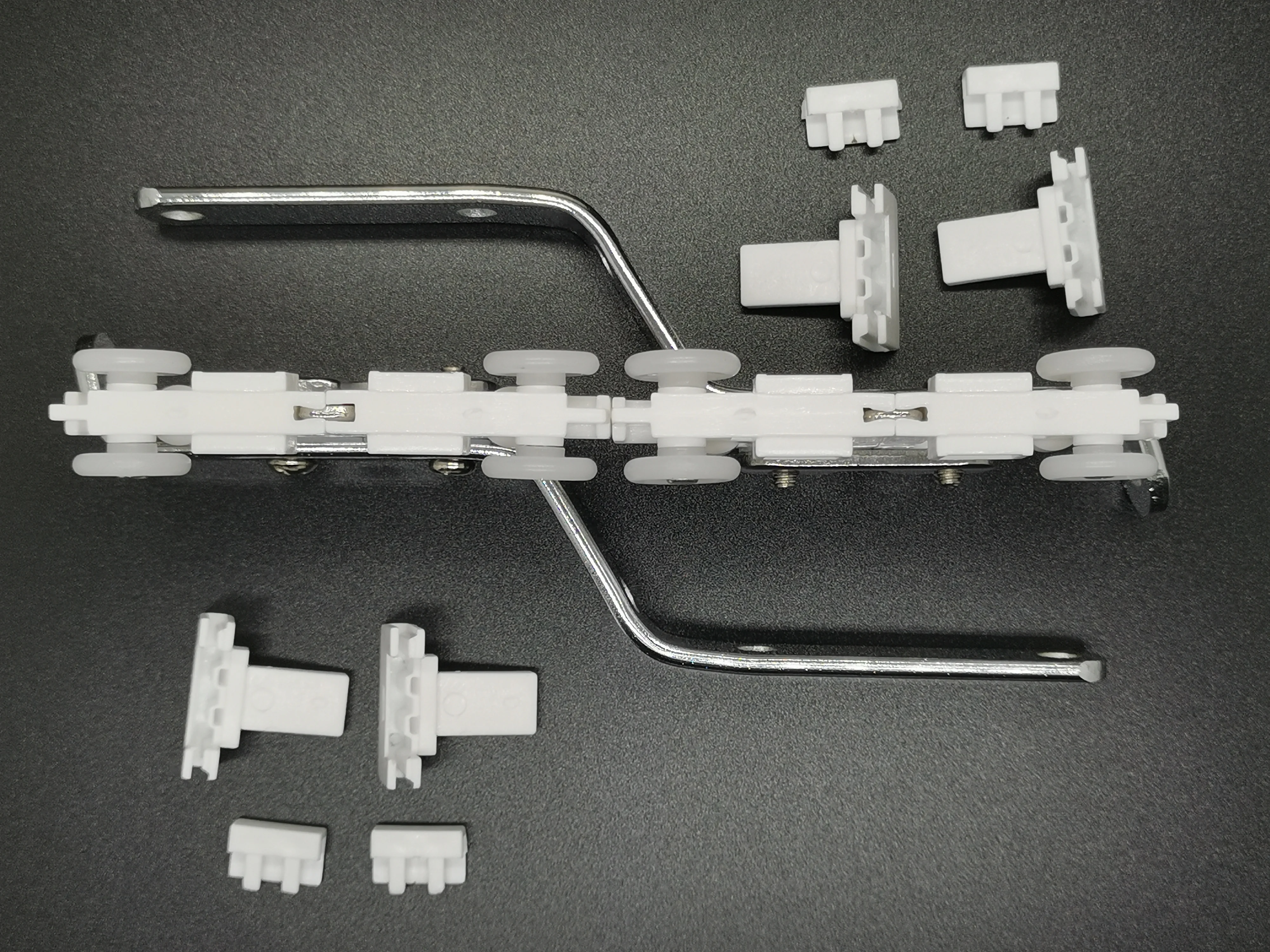 2PCS Electric Curtain Track Master Carrier for Dooya,Somfy,Aqara ,Xiaomi.Two kinds of Pulley suitable for 10.5mm or 11.5mm belt.