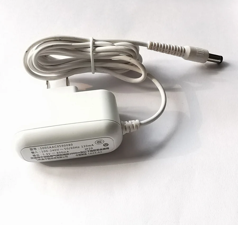 For Philips 5.9V 800mA Power Supply Charger adapter S005AAC0590080 VS0902 US Plug White