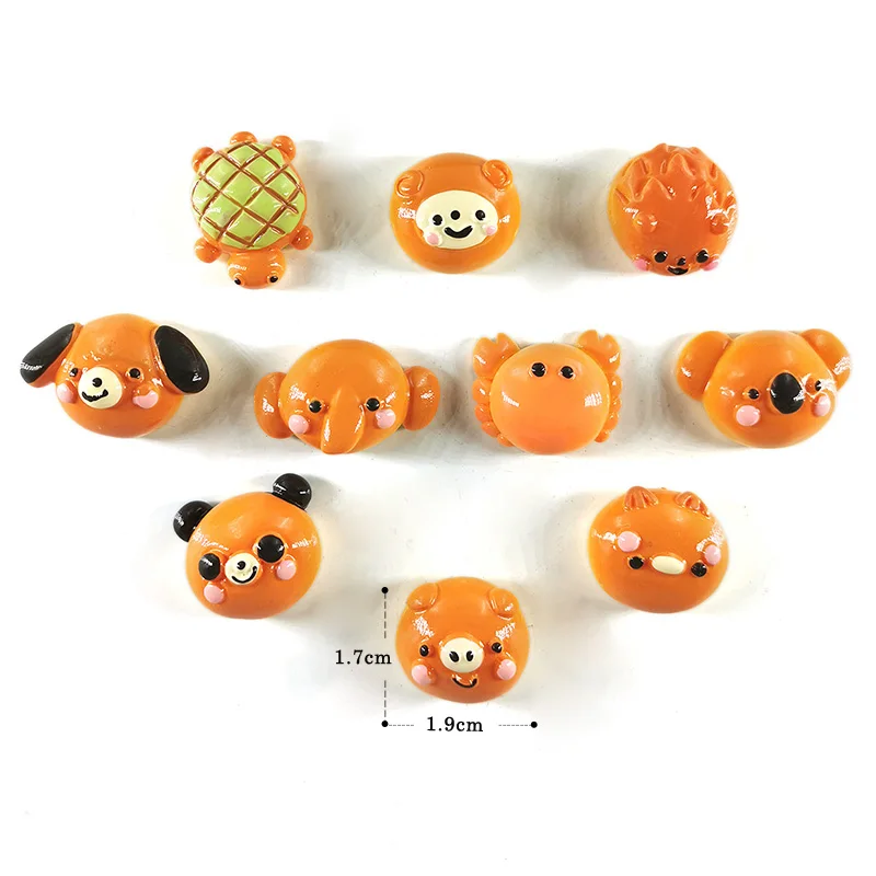 10pc Resin Animal Head Koala Cartoon Refrigerator Fridge Magnet Sticker Home Decor Garden Wedding Decoration Kitchen Accessories