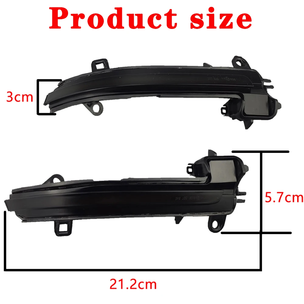 2 X Dynamic Turn Signal Light For BMW 1 3 Series F20 F21 F30 F31 F34 2012-2017 Rearview Mirror Indicating Flash Lamp