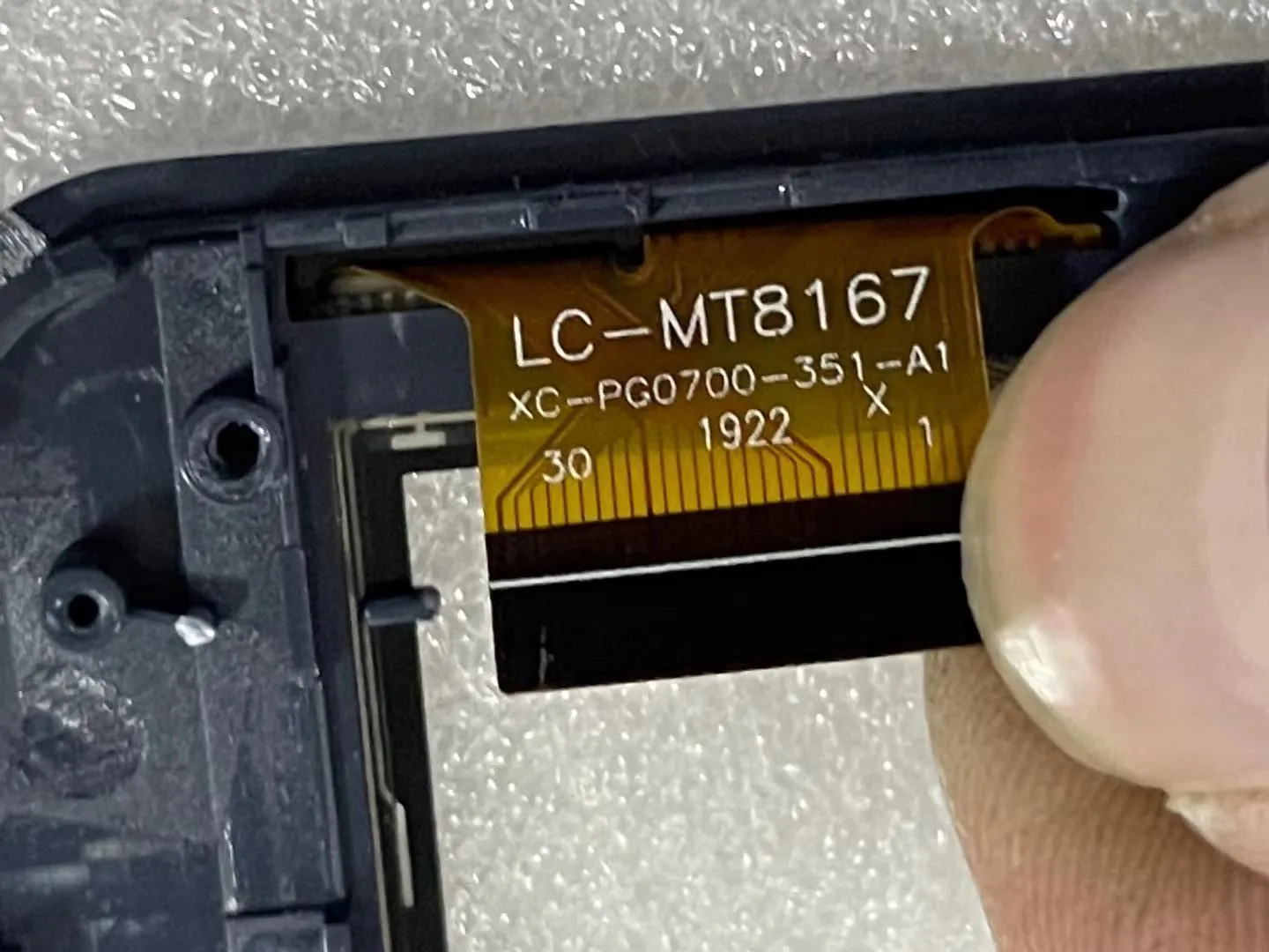 Tela de toque de vidro, digitalizador e sensor de reparação para tablet de 7 polegadas