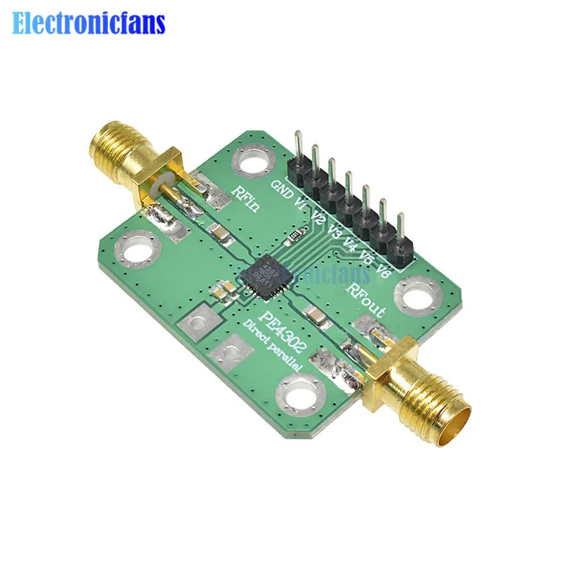 RF Attenuator PE4302 Numerical Control Attenuator Module Parallel Immediate Mode 1MHz~4GHz NC Attenuator 50ohm SMA Female PE4302