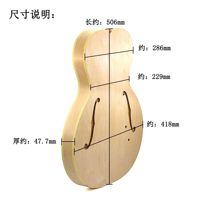 1966 century Casino jazz guitar with a maple plywood back side panels