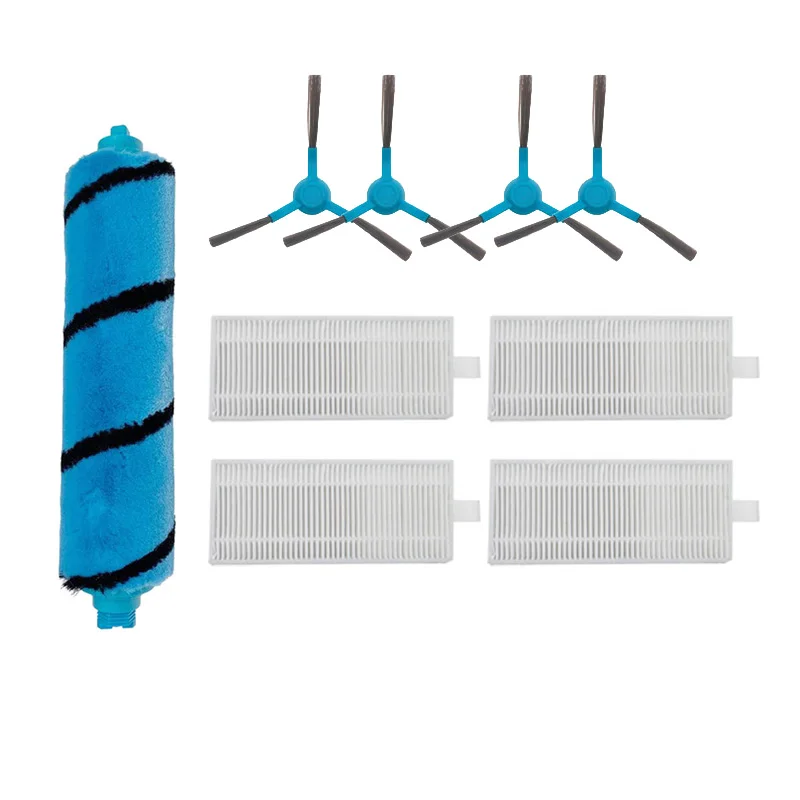فلتر HEPA فرشاة لفة ممسحة القماش لسلسلة Cecotec Conga 4090 مكنسة كهربائية أجزاء تنظيف خرقة فرشاة جانبية ملحقات