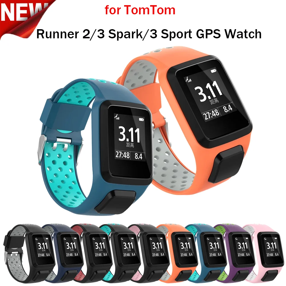 

WristBand Strap For TomTom 2 3 Runner Spark Replacement Bracelet For TomTom Adventurer Golfer 2 Watchband band Smart accessories