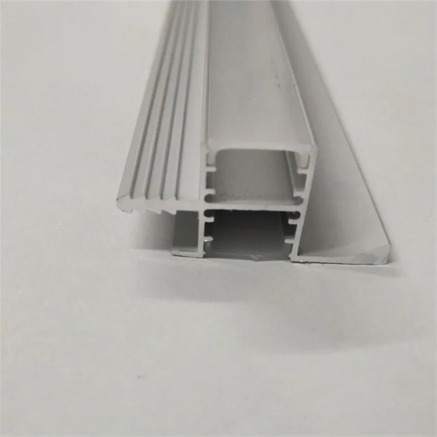 

Free Shipping 1m/pcs New Design Profiles Linear Aluminium Extrusion Channel with High Light Transmittance PMMA Cover