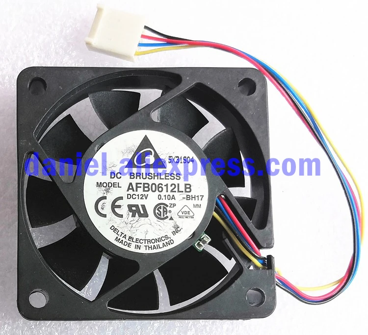 

Original AFB0612LB 12V 0.10a 6015 double ball temperature control silent fan