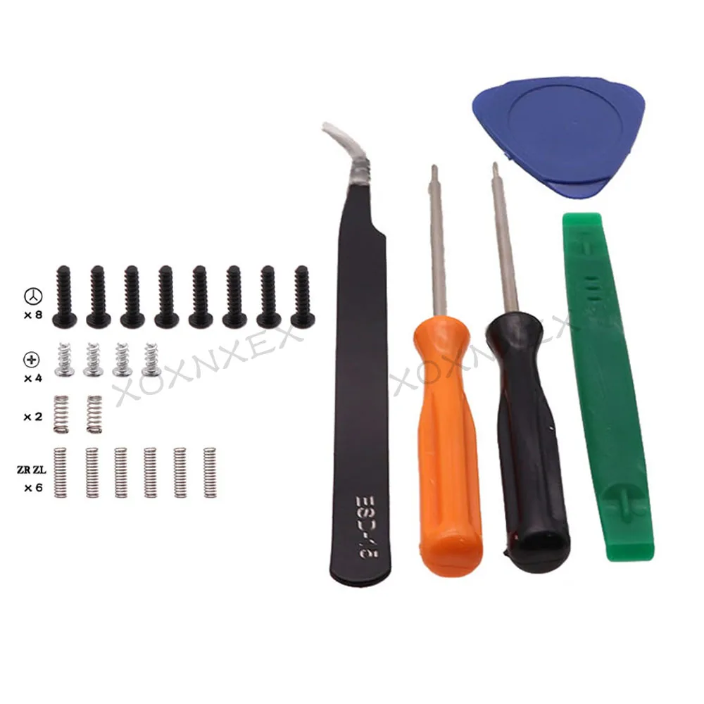 30 مجموعات ل-نينتندو d-التبديل وحدة التحكم NS الفرح كون طقم أدوات مفك البراغي ل-NitendoSwitch برو تحكم المسيل للدموع أسفل أدوات إصلاح