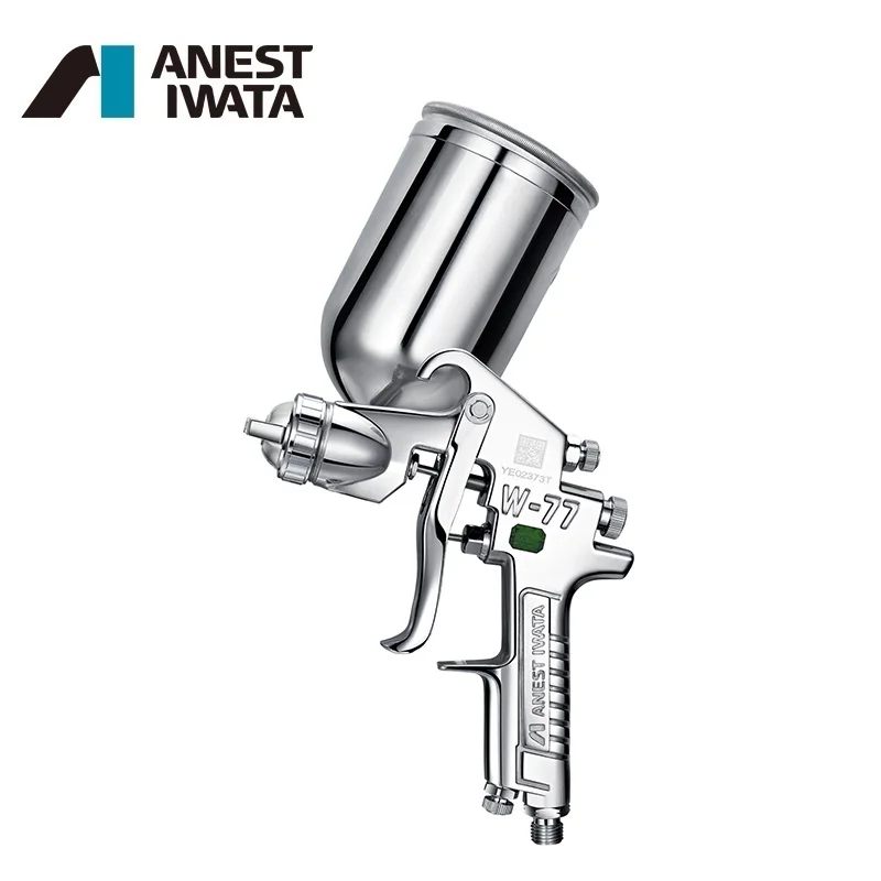 Anest Iwata Air Mini Spray Gun Paint Sprayers W-77 Oiler Professional Automotive Paint Spray Guns Car Painting Nozzle W77 Manual