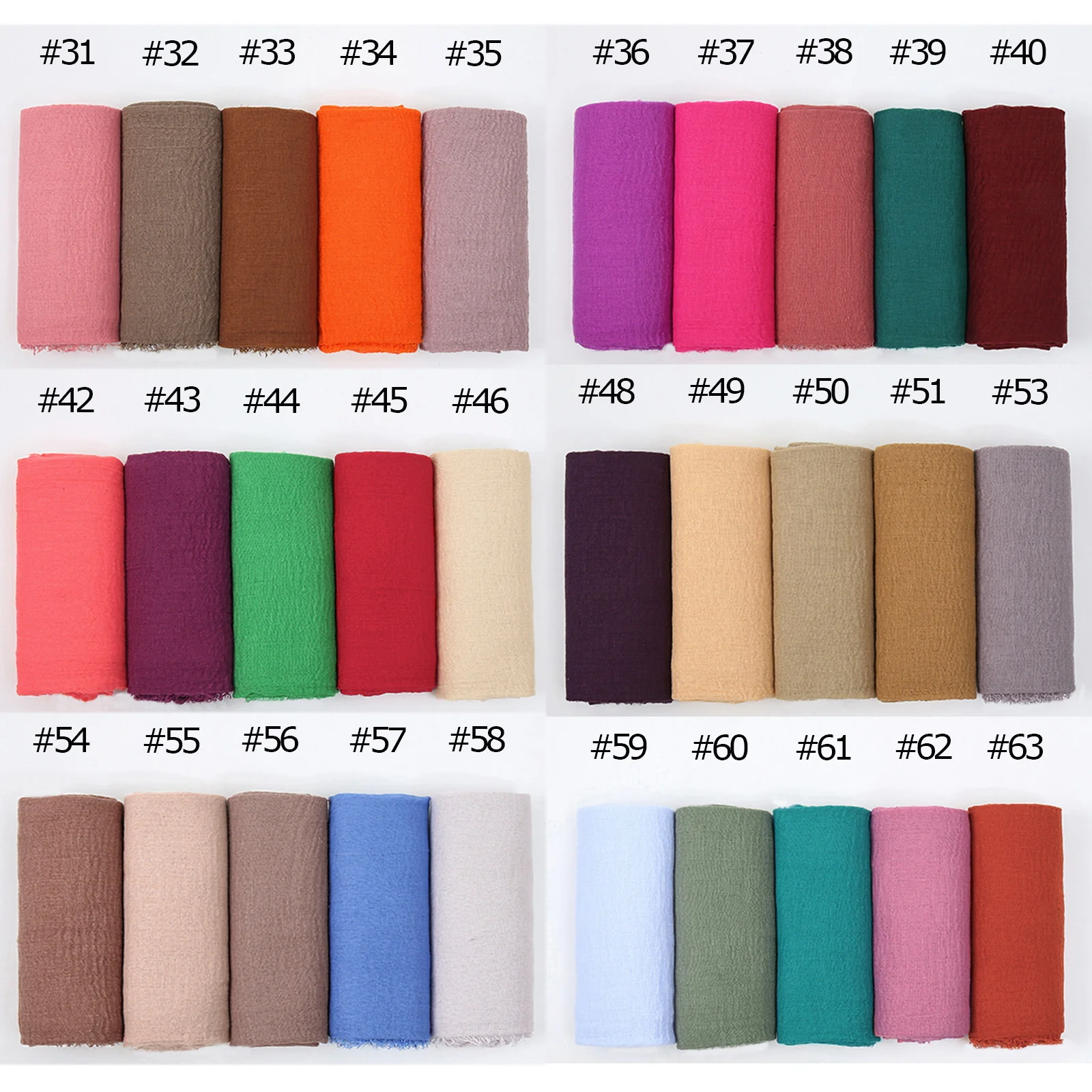 1 pz donne musulmane Hijab Islam sciarpe fazzoletto da collo lungo morbido fascia in cotone pianura Hijab avvolge moda per adulti