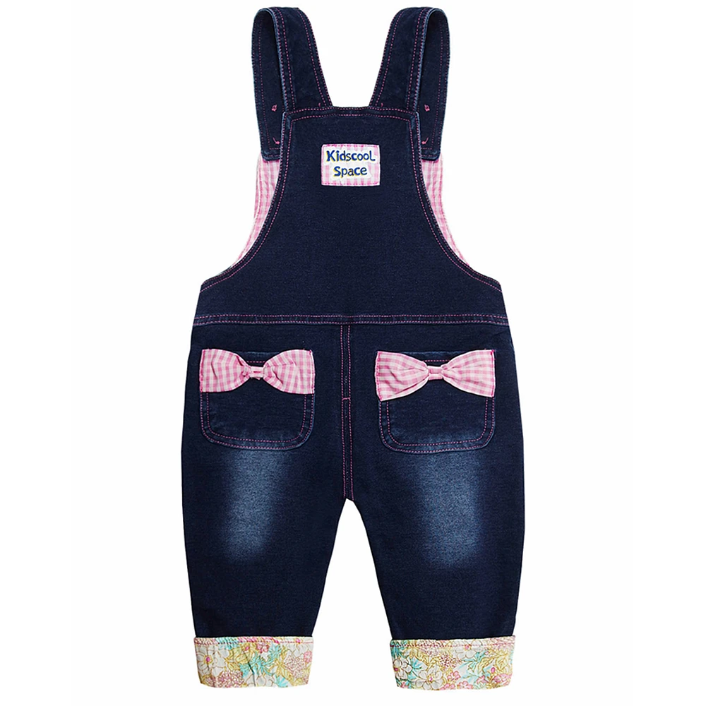 0-4T Baby Girl Overalls Infant Cotton Jeans Rabbit Rompers Bebes Cartoon Clothes Toddler denim Pants jumpsuit Kids Clothing