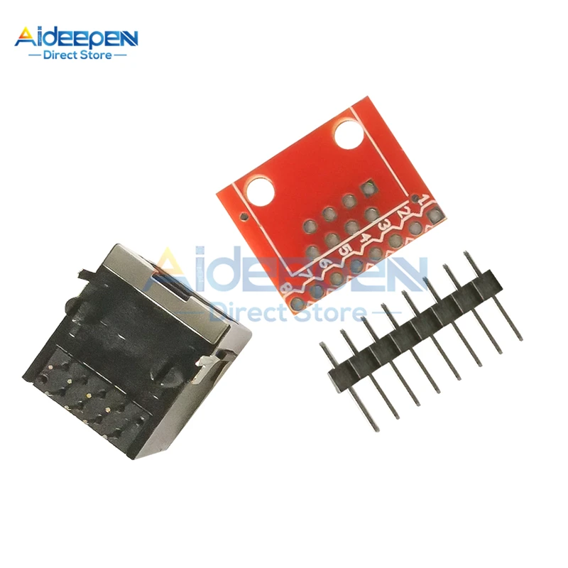 RJ45 Bord Modul Ethernet Kabel Stecker Tragbare Netzwerk Jack