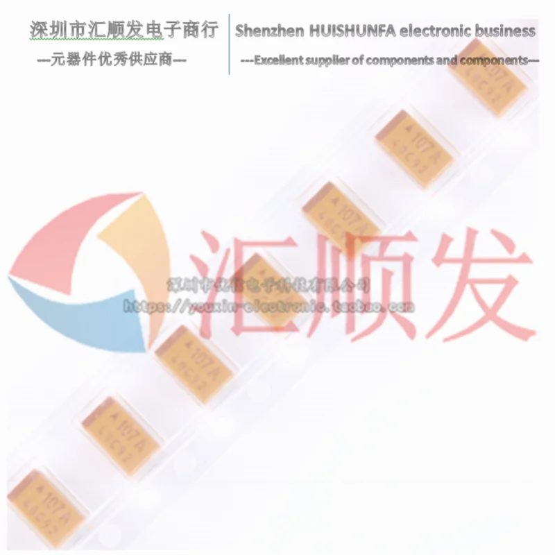 10PCS1!!!!!! Ban Đầu Xác Thực SMD Tụ Tantalum 6032C 10V 100UF ± 20% TAJC107M010RNJ