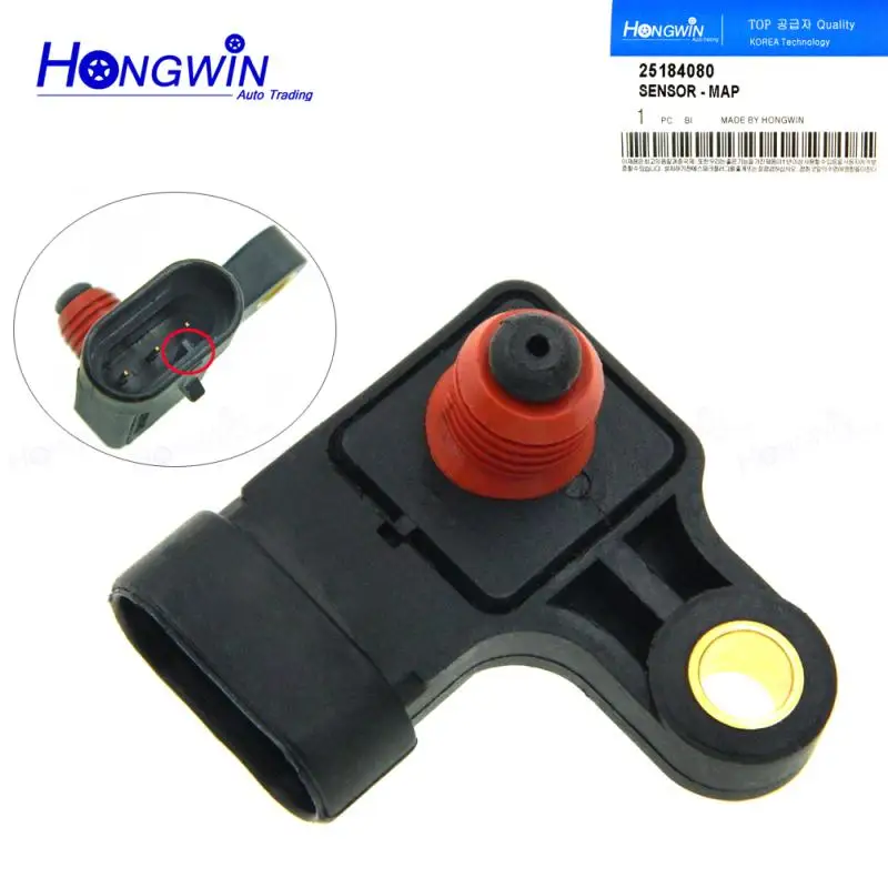 25184080 MAP Pressure Sensor For Chevrolet Daewoo Lacetti Lanos Leganza Nubiba Optra Rezzo Tacuma 1.4 1.6 1.8 2.0 7472283 84.286