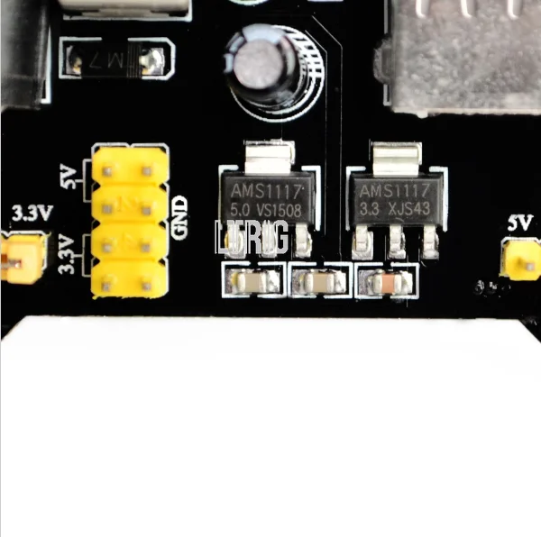 LTRIG ที่กำหนดเอง1PCS MB102 Breadboard Power Supply โมดูล3.3V 5V สำหรับ Arduino Solderless Bread Board แรงดันไฟฟ้า Regulator DIY