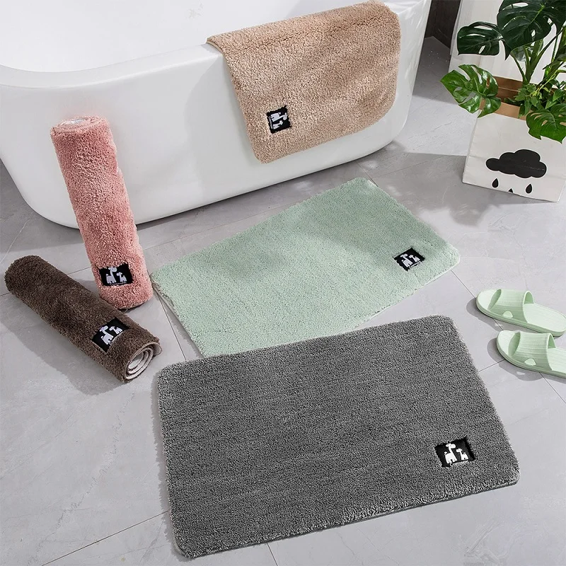 Thicken Soft Bathroom Anti-slip Mat Bedroom Carpet Bathroom Kitchen Door Mat Hotel Carpet