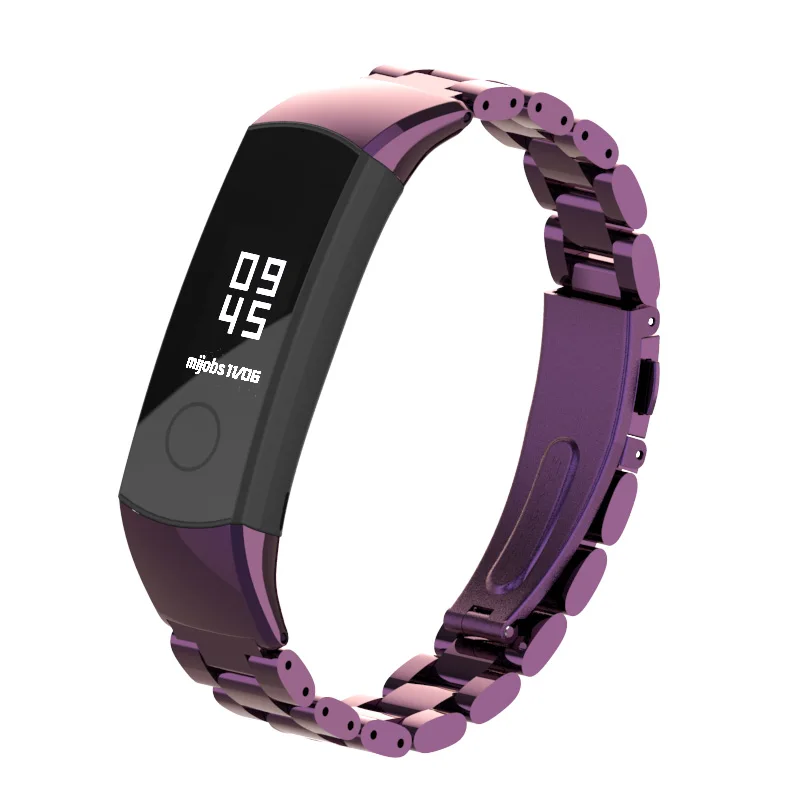 Honor Band 5 Strap for Honor Band 4 Bracelet Metal Wrist Strap for Huawei Honor Band 4 5 Smart Wristbands Milanese Leather