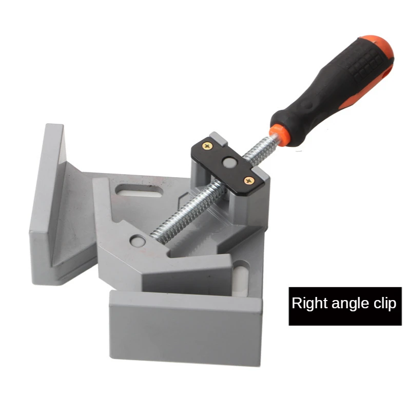 

90 Degree Clamp Adjustable Woodworking Frame Clip Tools Carpenter Clip Angle Clamp Right Angle Single Handle Clip Tool