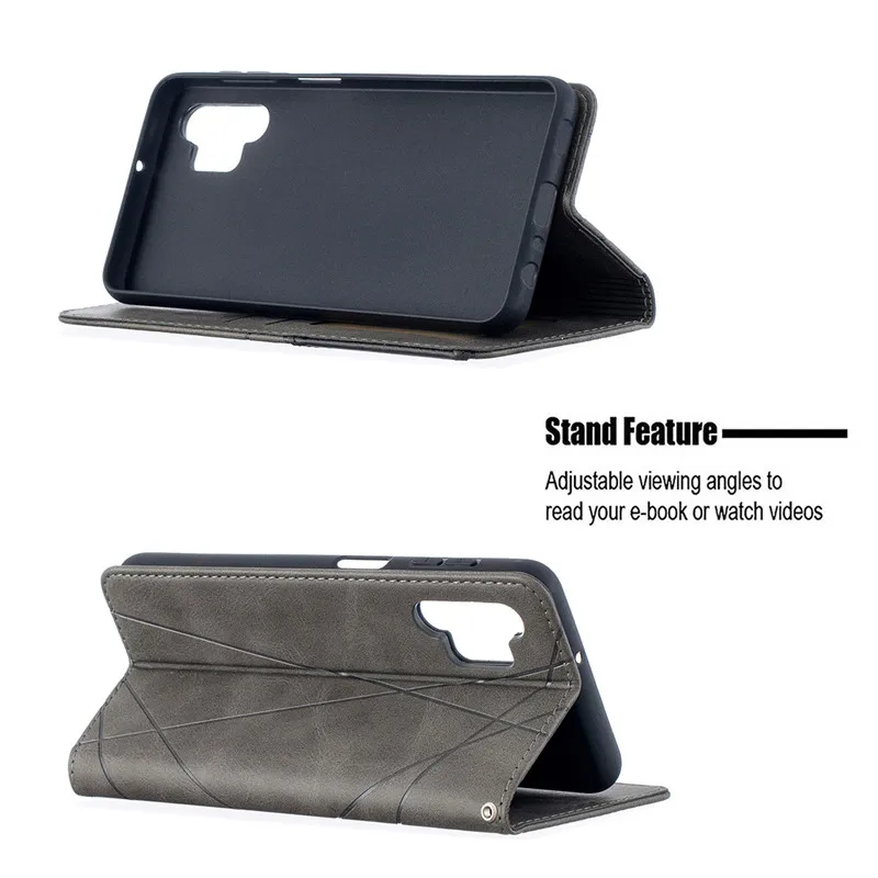 For Samsung Galaxy A32 5G Case Magnetic Leather Slim Case na For Samsung A 32 A42 A52 A12 A72 Flip Stand Business Phone Cover