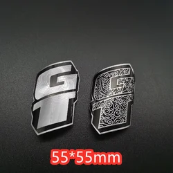 GT vintage classic Bike Head Badge Aluminum Decals Stickers For MTB BMX Folding Bicycle Frame Cycling Accessories emblem