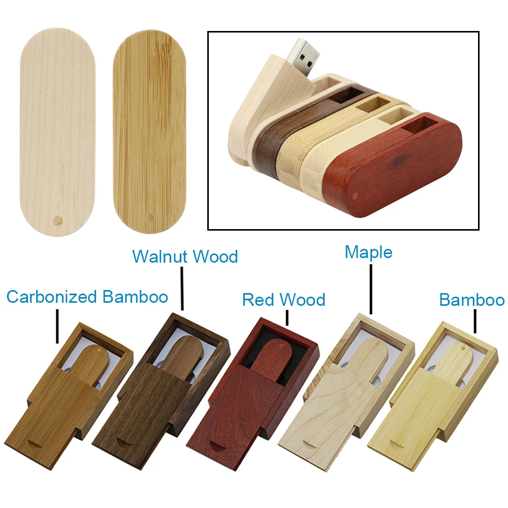 

USB 2.0 Customize LOGO Wooden Usb Flash Drive Personal LOGO Pendrive 16GB 32GB Usb Flash Drive U Disk Memory Stick Wedding Gift