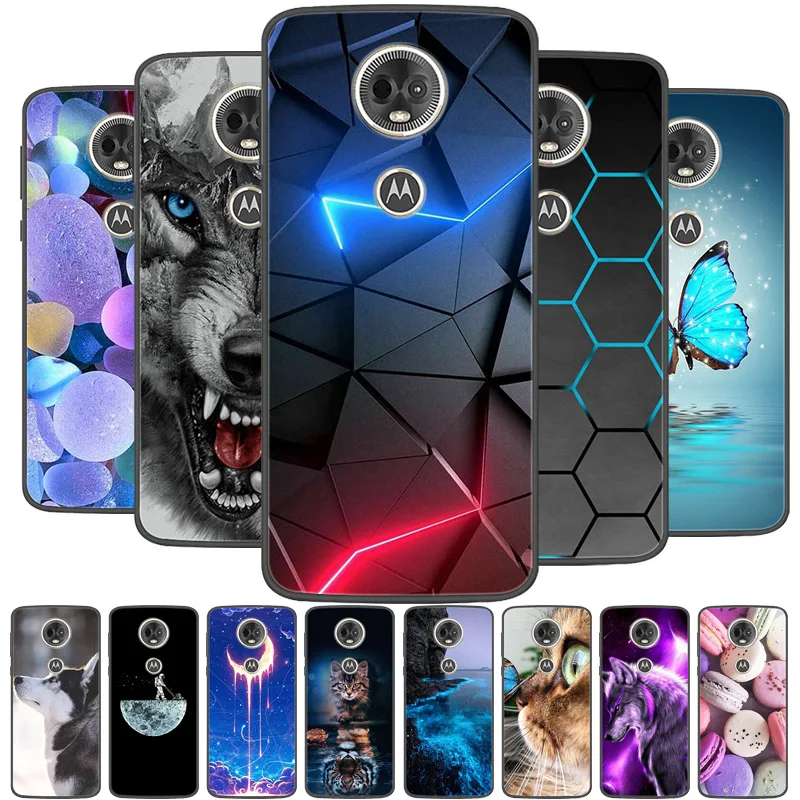 Funda de silicona para Motorola Moto E5 Plus, funda trasera para Motorola E5 Play, funda protectora para Moto E5 Plus, capa, bumper, funda.
