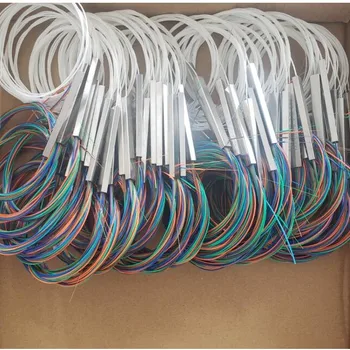 10 adet/grup fiber plc ayırıcı 1x2 1x4 1x8 1x16 renk plc fiberoptik kablo ayırıcı