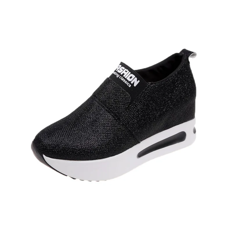 Scarpe da donna scarpe da donna con fondo piatto spesso stivaletti slip on scarpe sportive con piattaforma casual 2021 novità