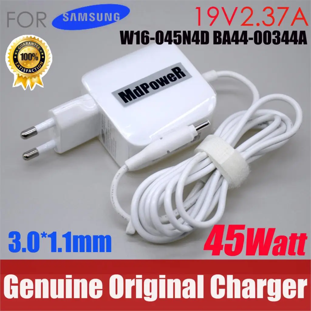 

Original For Samsung 19V 2.37A 45W 3.0*1.1mm Laptop AC Adapter charger NP900X3L 900X3N 900X5 900X4 W16-045N4A C D BA44-00344A