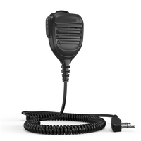 2x Handheld Microphone Speaker MIC For Kenwood Baofeng Portable Radio UV-5R UV5R BF-888S UV-3R UV-82 BF-UVS9 Plus Walkie Talkie