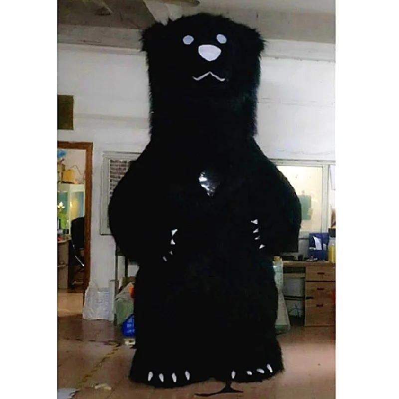 

Cosplay Costumes Inflatable Polar Bear Mascot Costume Halloween Party Doll Walking Costume Stage Performance Fursuit Props