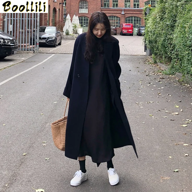 

Autumn Boollili Spring Coat Women Clothes 2023 Korean Elegant Women Coat Vintage Wool Coat Women Manteau Femme Casac