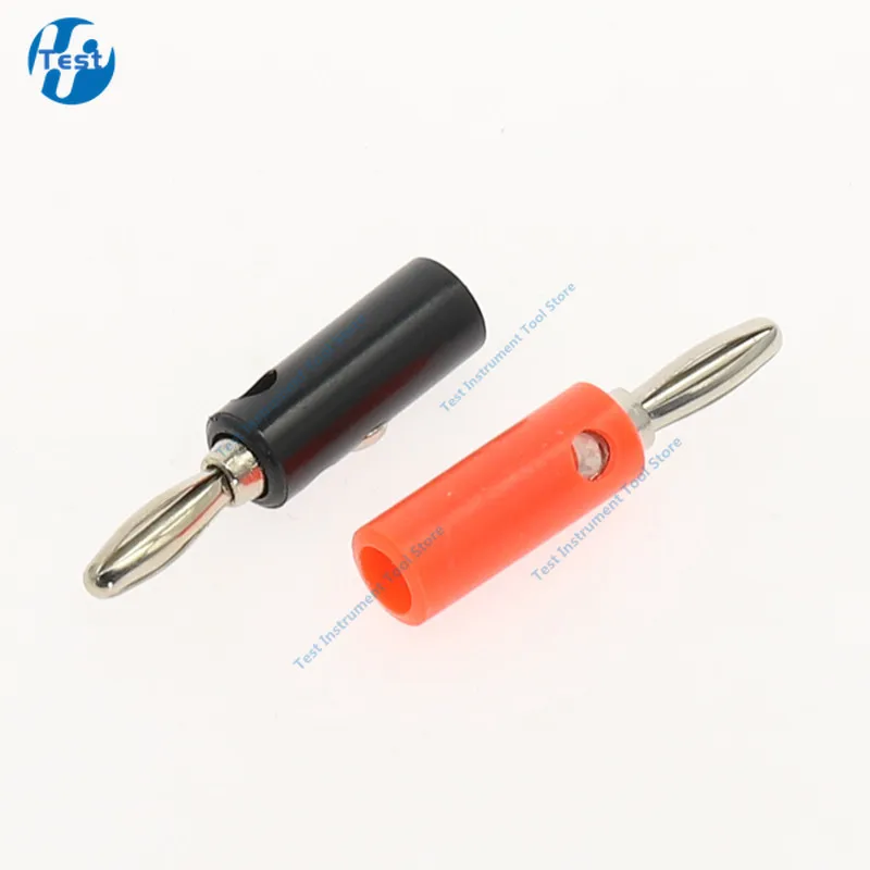 30pcs Banana Plug Red+Black 4mm Audio Speaker Wire Cable Screw Type Banana Connector