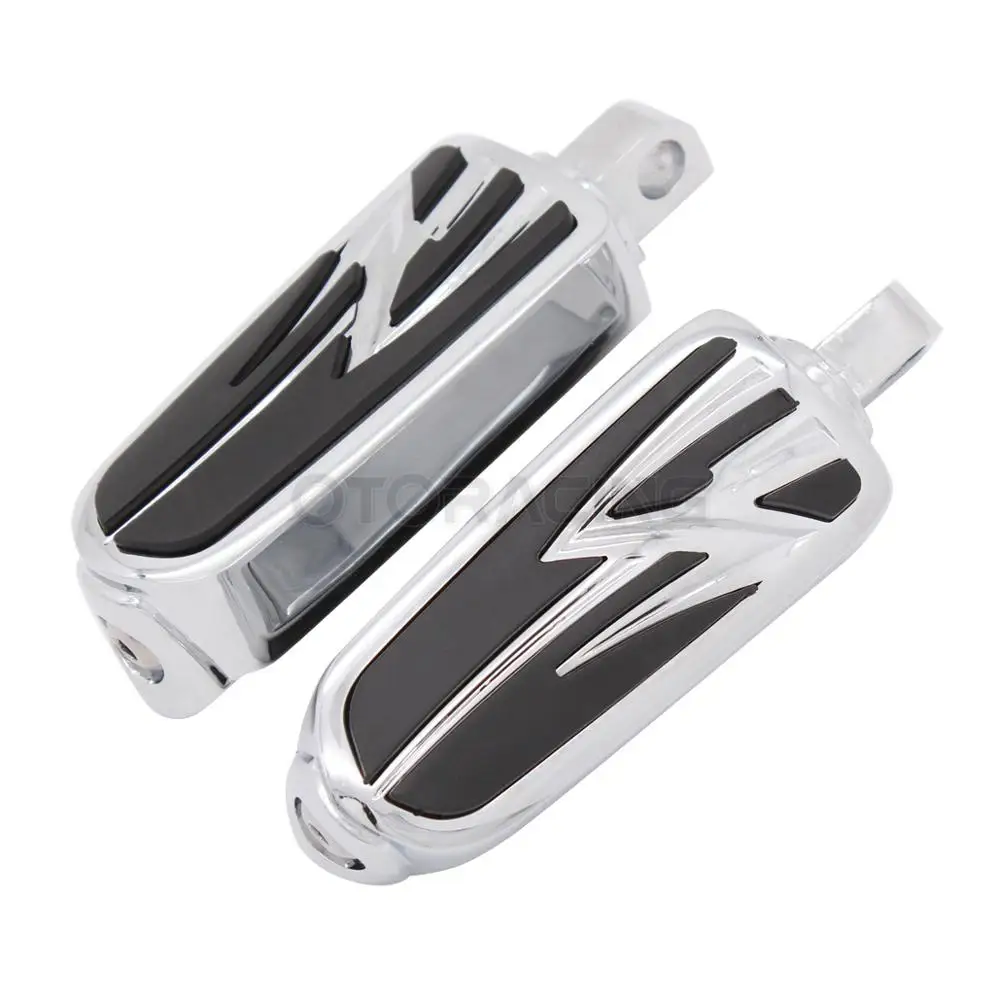 Motorcycle Parts Foot Pegs Footrests For Harley Street Road Glide Softail Iron 883 Dyna Breakout Fatboy FLSTF FLSTFI