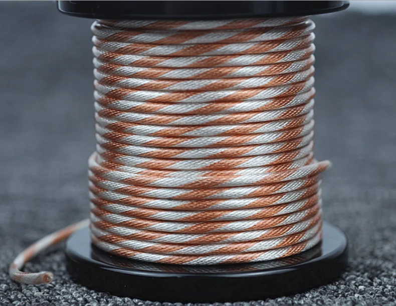 

Single crystal copper + single crystal copper silver-plated hybrid coaxial headphone cable upgrade cable