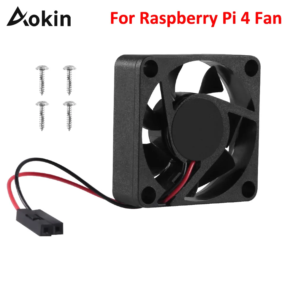 Aokin Raspberry Pi 4 Fan 35mm 35x35x10mm 3510 Brushless Cooling Fan with Screws for Raspberry Pi 4