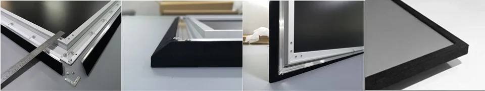 T2ALRF Trinovisuals 16:9 HDTV 4K/8K Ultra HDR 3D Led-hintergrundbeleuchtung Umgebungs Licht Ablehnung Nano Rand Fest rahmen Projektor Bildschirm – Detail 18