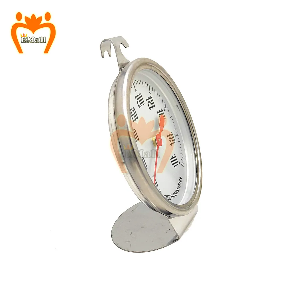 0-400 Celsius Stainless Steel Oven Thermometer Mini Dial Stand Up Temperature Gauge Gage Kitchen Oven Cook Food Meat Thermograp