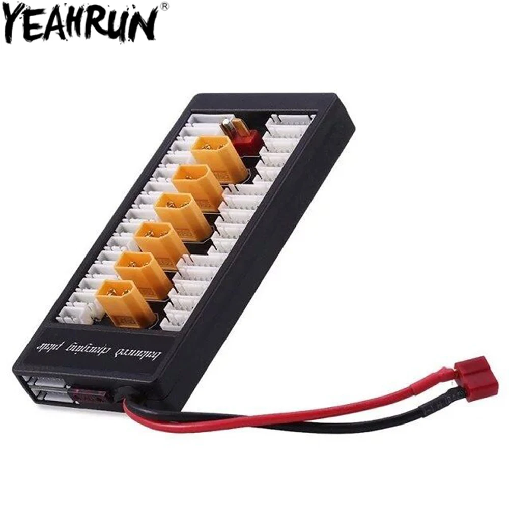 YEAHRUN 2S-6S XT60 Plug Parallel Charging Board for LiPo/LiFe/Li-lon Cells XT60 JST XH Adapter Balance Charger Expansion Board