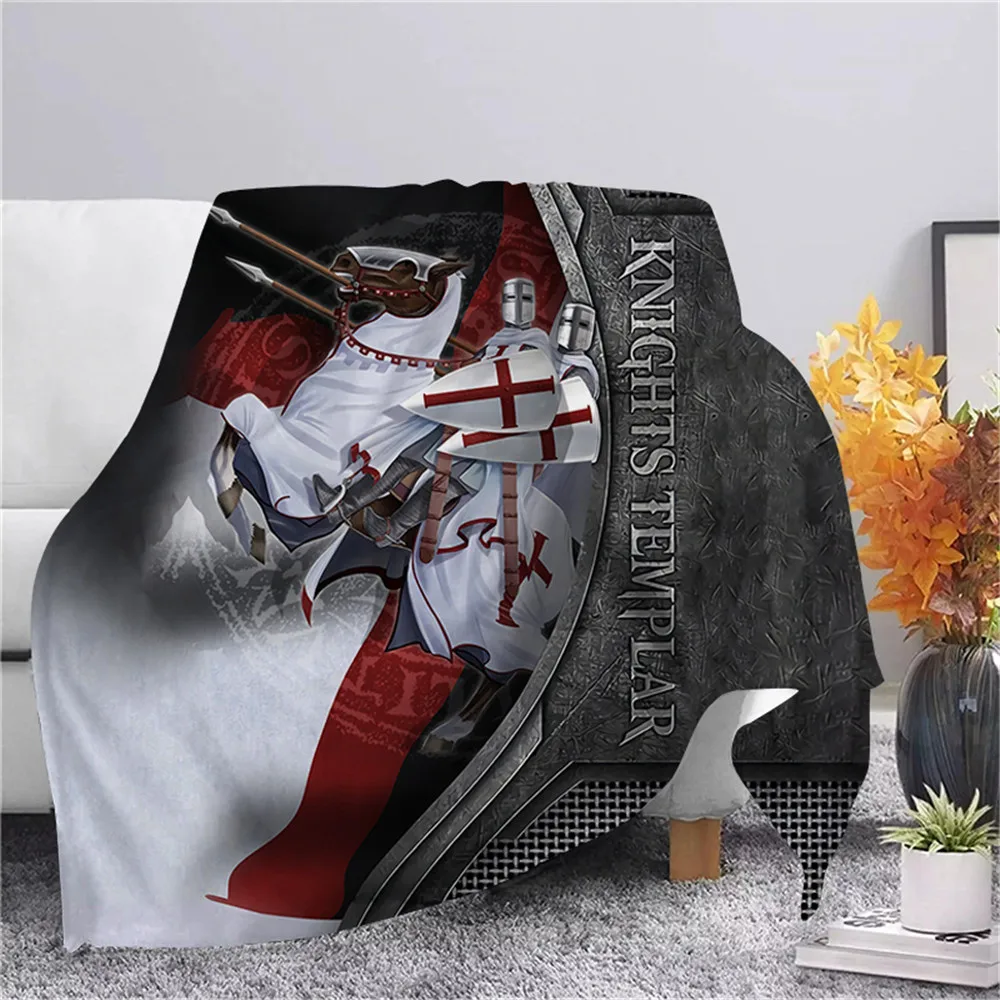 Norse Mythology Knights Templar Blankets Fashion Quilts Home Bedding Cover Sofa Travel Office Fashion Dreamlike Style Blanket