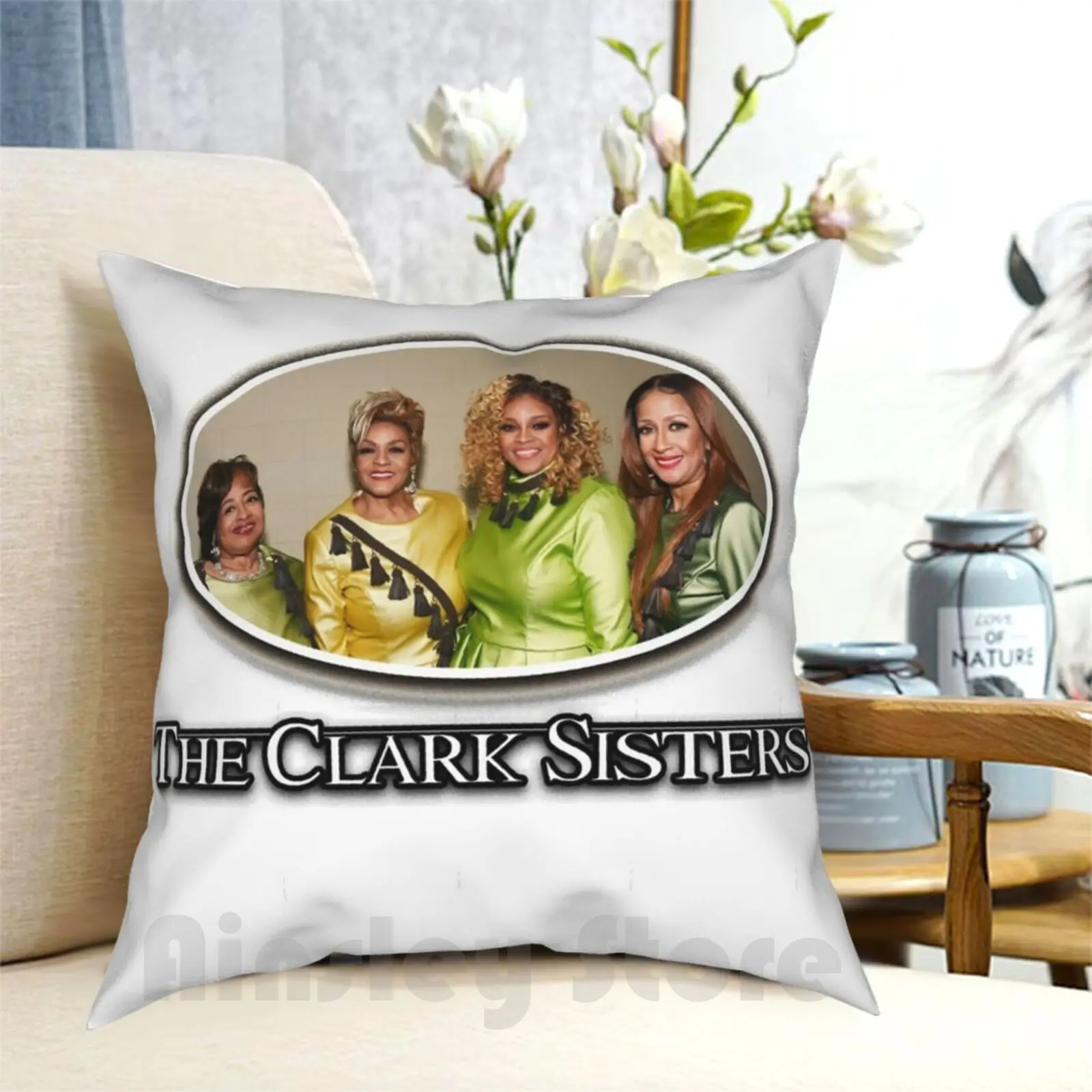 The Clark Sisters Pillow Case Printed Home Soft Throw Pillow The Clark Sisters Clark Sisters Clark Sisters Singers