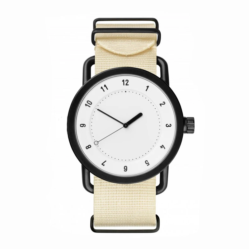 UTHAI CE69 Trendy Simple Canvas Nylon Band Watch European and American Retro Thin Student Quartz Watch