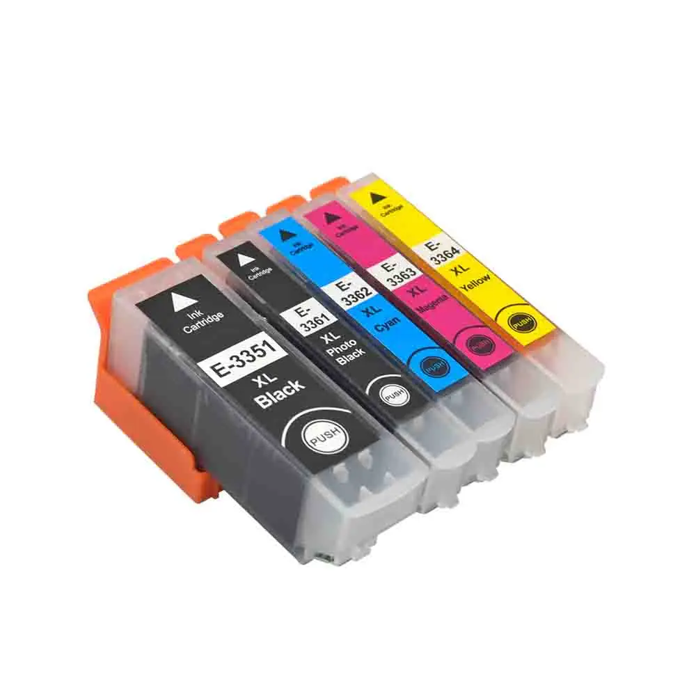 10PK 33XL For Epson 33XL Ink Cartridge T3351 For Epson XP-530 XP-630 XP-635 XP-830 XP-540 XP-640 XP-645 XP-900 XP-7100 Printer