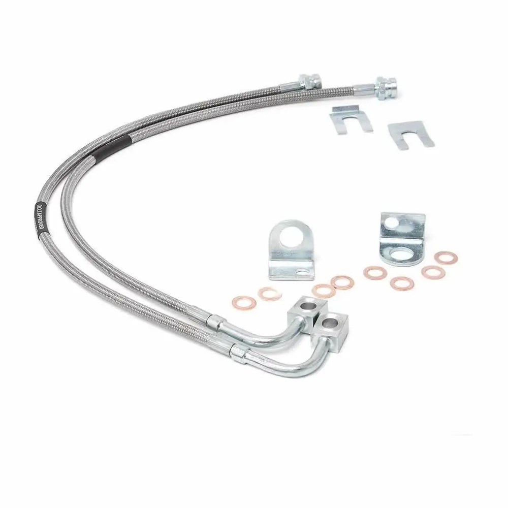 Extended Brake Line Fits Jeep Wrangler JK 2007-2018 | 4-6\