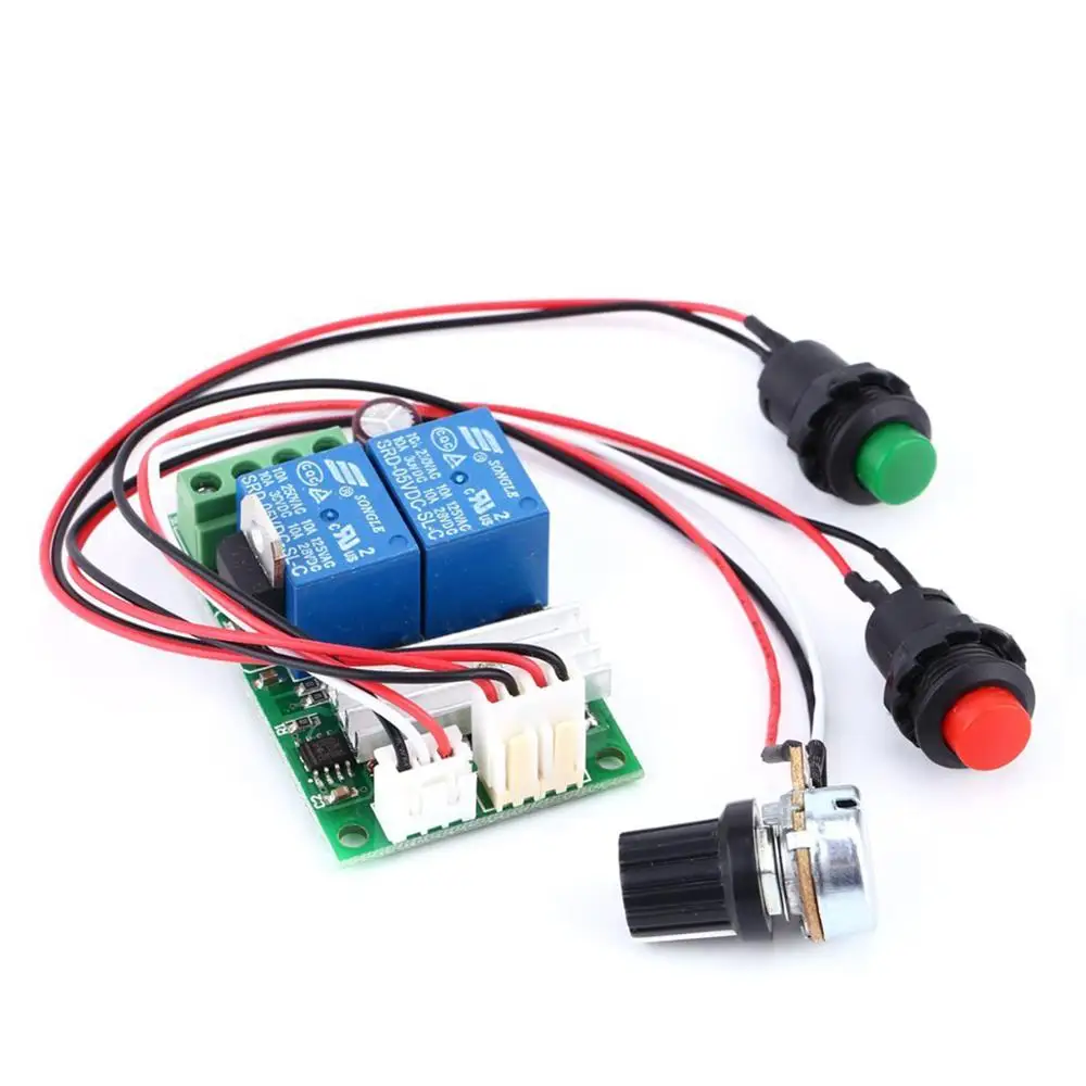 PWM DC Motor Speed Regulator Controller Board Adjustable Speed Control Reversible PWM Relay Module DC 6V-28V 12V 24V 3A 21kHz