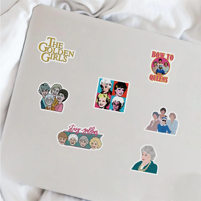 10/30/50Pcs Golden Girl Tv Show Graffiti Sticker Waterdicht Koelkast Guitar Laptop Motorfiets Skateboard Joke Decal klassieke Speelgoed