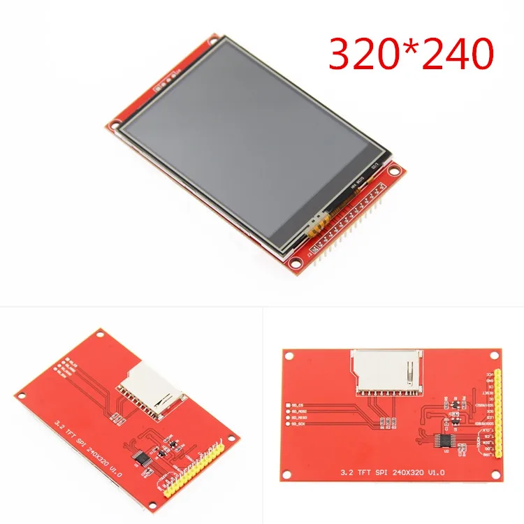 

3,2 Дюймовый 320*240 SPI серийный TFT ЖК-модуль дисплей экран с сенсорной панелью Драйвер IC ILI9341 для MCU