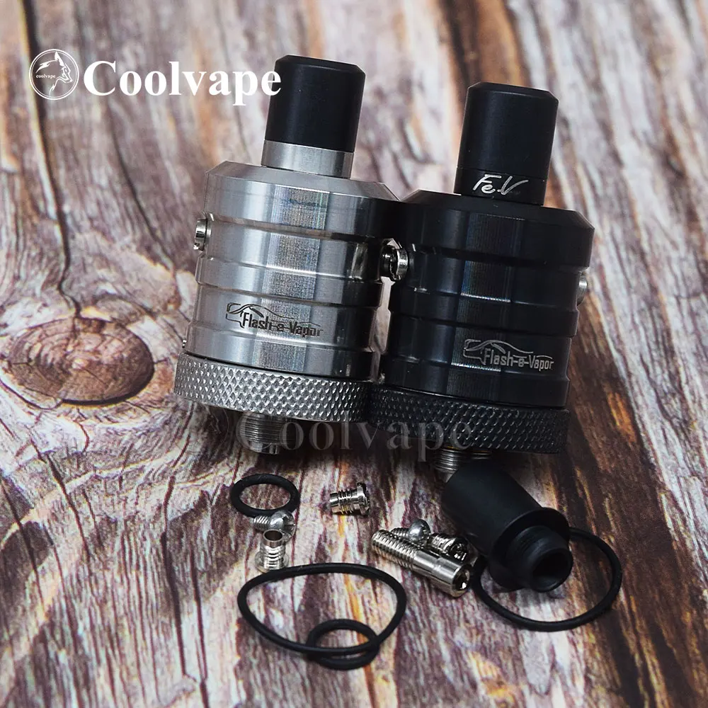 Coolvapeแฟลช-E-Vapor BF-1 Squonker RDA FEV RDA 23mm SINGLE COIL Atomizer Vaporizer RebuildingถังVAPE VS MAVERICK RDA